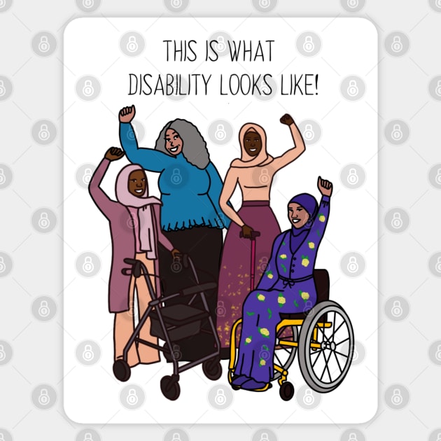 This Is What Disability Looks Like Group Photo Sticker by Dissent Clothing